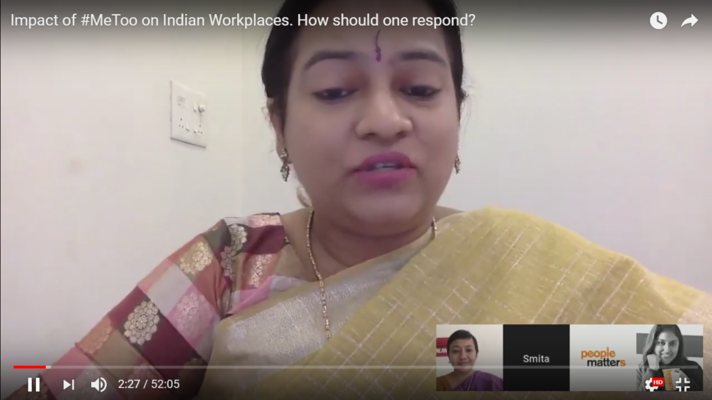 Impact of #MeToo on Indian Workplaces. How should one respond?