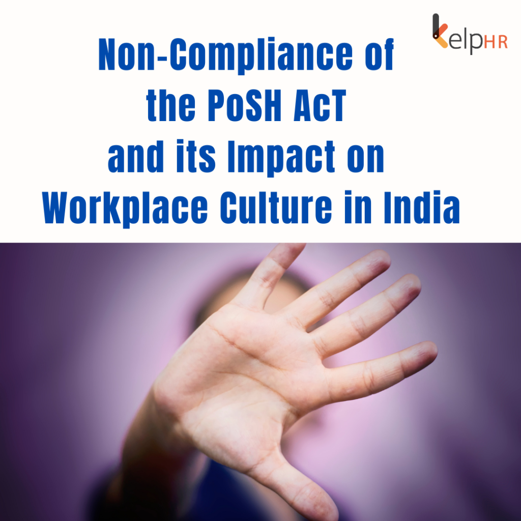 Non-compliance of PoSH act